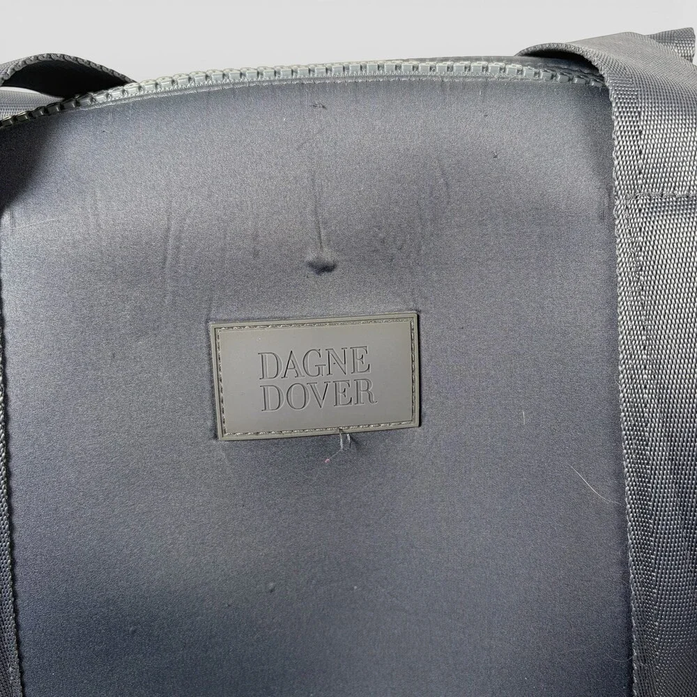 Dagne Dover Landon Carryall Neoprene Diaper Bag Dark Gray Large